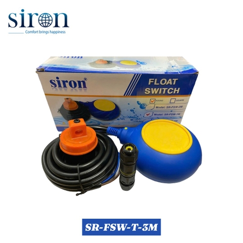 Bộ phao điện điều khiển kín nước chống cạn và chống tràn Siron SR-FSW-T-3M