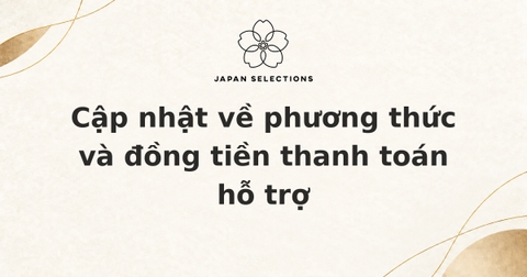 Cập nhật phương thức và đồng tiền thanh toán
