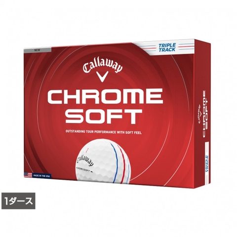 Callaway Golf Ball 1 Dozen CHROME SOFT TRIPLE TRACK 7193812791