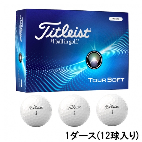 Bóng golf Titleist TOUR SOFT 2024 _ 1 hộp 12 bóng