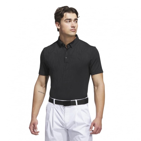 adidas Men's Golf Wear Beyond The Course Bamboo Jacquard Short Sleeve Shirt JL7890