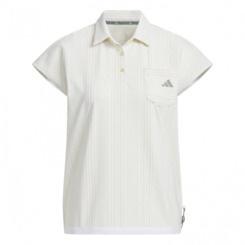 adidas Ladies' Golf Wear Seersucker French Sleeve Shirt KTI81