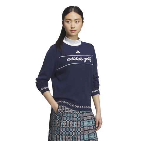 adidas Ladies' Golf Wear Traditional Pattern Sweater JWK02