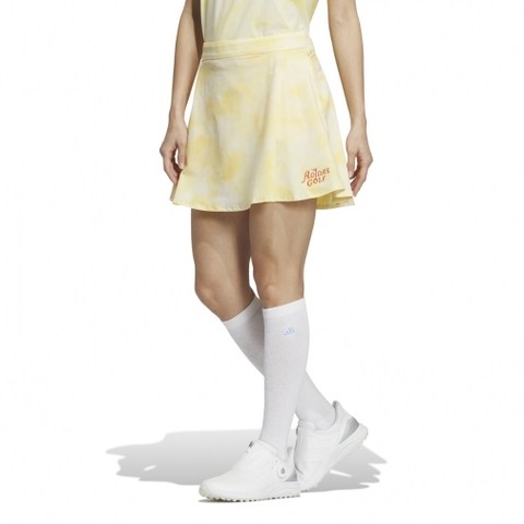 adidas Ladies Golf Wear PLAYGREEN Tie-Dye Circular Skirt IKK48