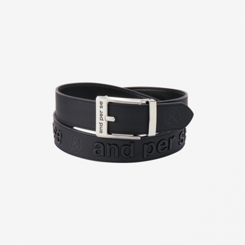 and per se Men's Golf Wear Logo Print Belt AMS7416