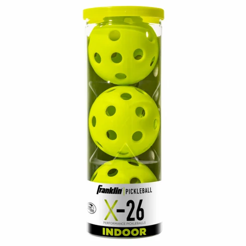 Bóng pickleball franklin X-26 INDOOR hộp 3 bóng