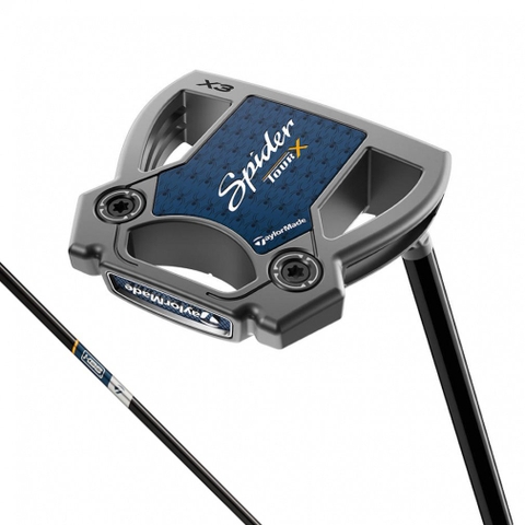 TaylorMade Gậy gạt (putter) SPIDER TOUR X SMALL SLANT KBS BLACK STEPLESS STEEL SHAFT
