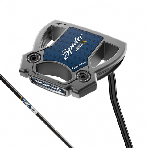 TaylorMade putter SPIDER TOUR X DOUBLE BEND KBS BLACK STEPLESS STEEL SHAFT