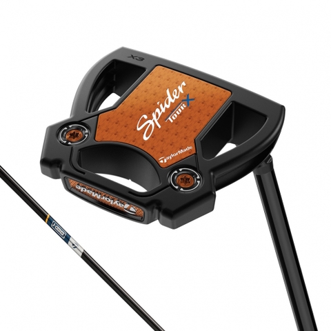 TaylorMade putter SPIDER TOUR X Black SMALL SLANT KBS BLACK STEPLESS STEEL SHAFT