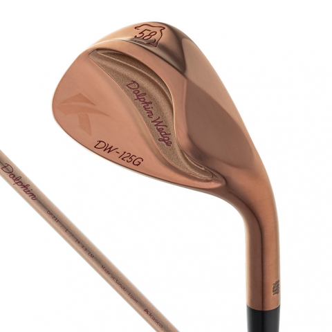 kasco wedge Ladies DW-125G Dolphin Semi-gooseneck PinkGold 58 Dolphin DP-231 Pink Gold Limited Color