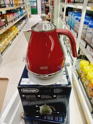 Ấm đun nước Delonghi Icona Vitage 1,7L (màu đỏ)