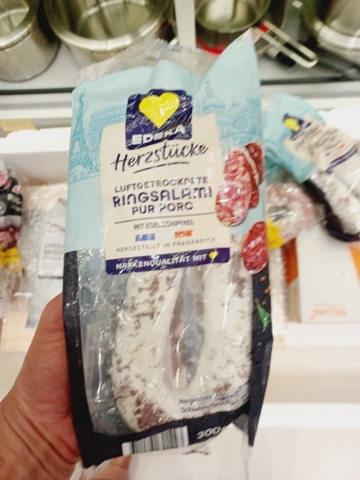 Ring Salami Herzstucke EDEKA (Pháp)_300g
