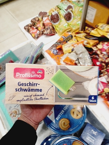 Set bọt biển Profissimo (6 miếng) dùng cọ đồ sứ