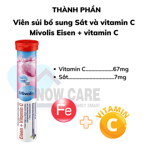 Sủi Milovis Eisen + Vitamin C