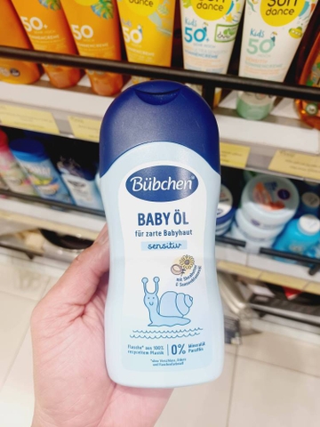 Dầu massage cho bé Bubchen Baby Oil Sensitiv 200ml.