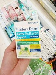 Viên uống hỗ trợ tiêu hóa Tetesept Proflora Darm Aktiv-Kulturen Kapseln hộp 24v.
