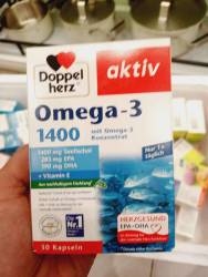 VIÊN UỐNG OMEGA-3 1400 MG DOPPELHERZ AKTIV HỘP 30 VIÊN