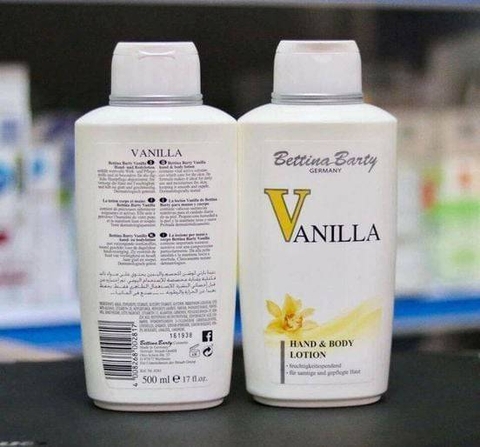 Sữa tắm Bettina Barty Vanilla Bath & Shower Gel 500ml