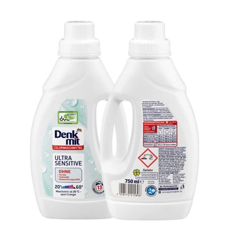 Nước giặt quần áo cho da nhạy cảm Denkmit-750ml