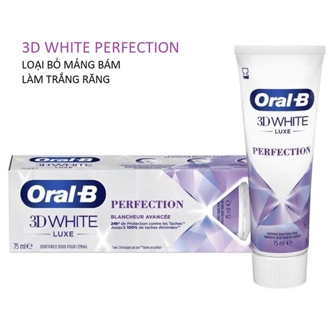 Kem đánh răng Oral B 3D White