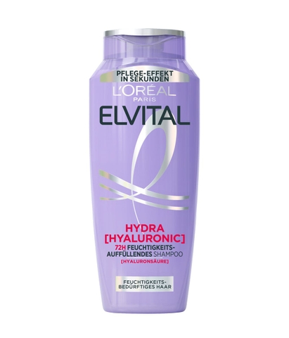 Dầu gội dưỡng ẩm L'oreal Elvital 72h Hydra_250ml (Dành cho tóc khô)
