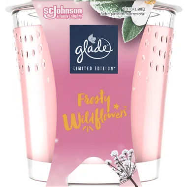 Nến Glade Duftkerze Frosty ( Hoa & tuyết)