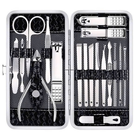 Bộ chăm sóc móng 18 món hàng Mỹ hộp đen