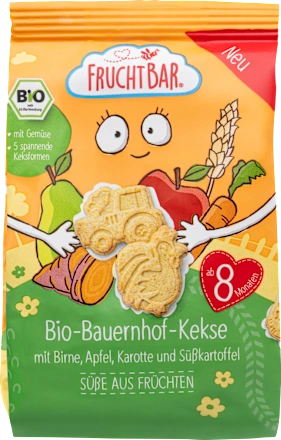 Bánh ăn dặm hữu cơ Fruchtar kekse( Cho bé từ 8 tháng)