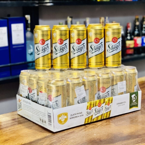 Bia Tiệp Steiger 500ml - Vàng