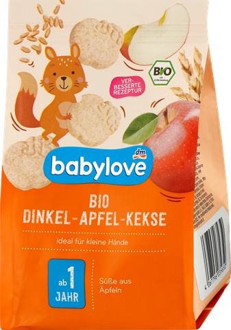 Bánh ăn dặm Babylove Dinkel-Apfel
