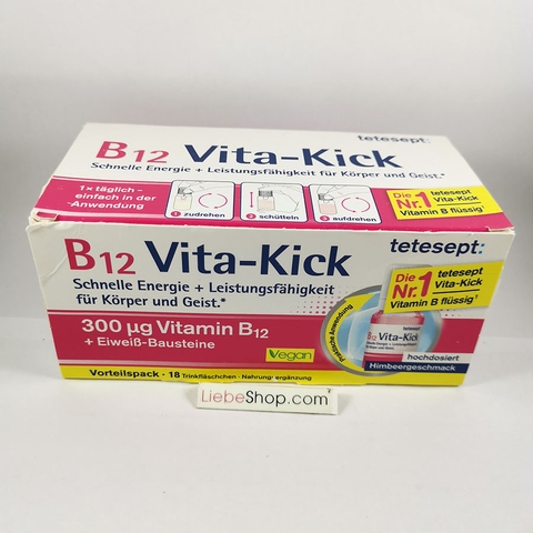 Vitamin B12 Vitakick (500ug) hộp 18 ống