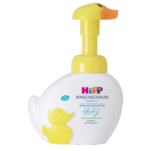 sữa rửa mặt và rửa tay tạo bọt không chứa xà phòng Babysanft sensitiv (250ml)
