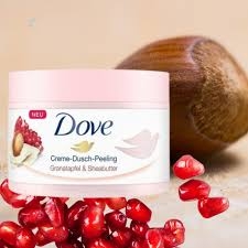 Kem tẩy tế bào chết Dove Granatapfel & Sheabutter 225ml