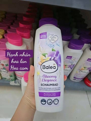 Sữa tắm Balea 750ml chiết xuất hạnh nhân,hoa cam và hoa lan