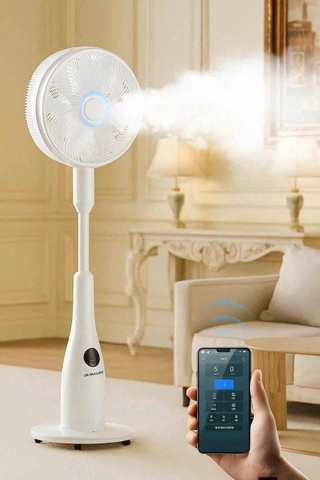 QUẠT CÂY PHUN SƯƠNG TẠO ẨM THƯƠNG HIỆU ĐỨC CAO CẤP DE MULLER KÈM ĐIỀU KHIỂN TỪ XA🇩🇪🇩🇪