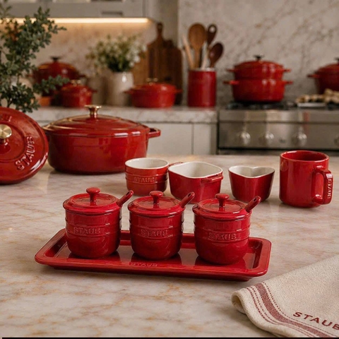 🌶️ SET GIA VỊ STAUB ĐỎ