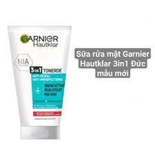 Sữa rửa mặt 3in1 Garnier (làm sạch, tẩy tế bào chết, mặt nạ) 150ml