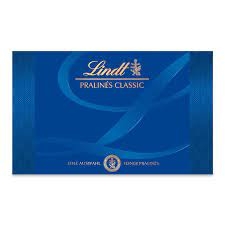 Socola Lindt pralines classic ( trắng, đỏ mận, xanh) 200g