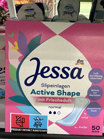 Băng vệ sinh Jessa Slipeinlagen Active Shape Normal (50 St.)