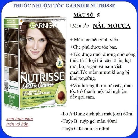 NHUỘM PHỦ BẠC GARNIER ĐỨC Số 5