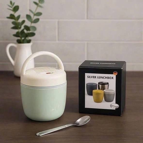 Cặp lồng giữ nhiệt Silver Đức 1.2L màu xanh