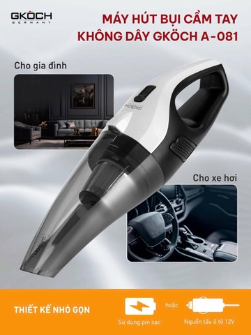 Máy hút bụi cầm tay GKÖCH A_081