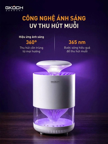 MÁY BẮT MUỖI SINH HỌC GKÖCH YG-M006