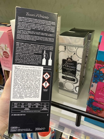 Tinh dầu Tesori Oriente Muschio Bianco 200ml