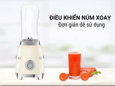 Máy xay sinh tố mini Smeg (kem)