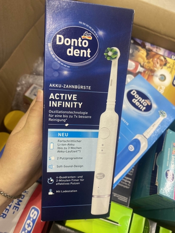 Bàn chải điện không dây Dontodent Active Infiniti