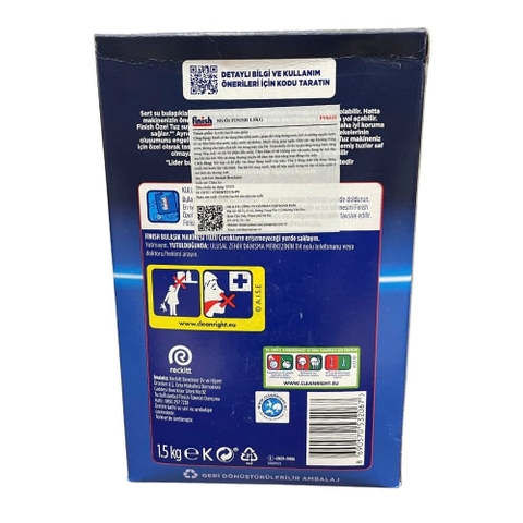 Muối làm mềm nước Finish 1,5kg