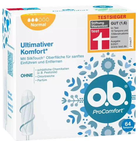 Tompon O.B pro comfort Normal (64stk)
