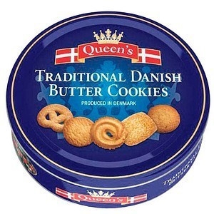 Hộp bánh quy Queen Danische cookies