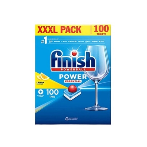 Viên rửa bát Finish Power Essential 100v (Chanh)